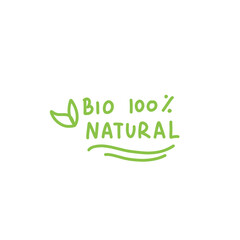 organic product label