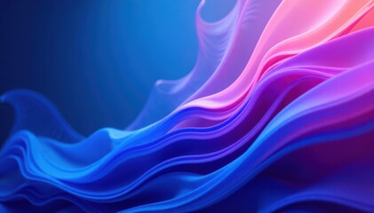 Naklejka premium Abstract swirls of blue and purple, ample copy space , presentation, design element