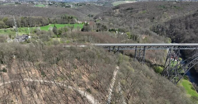 Mungstener Br cke is considered one of the icons of the industrial age. Rail road bridge.