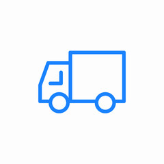 truck van icon sign vector