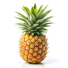 pineapple on white background