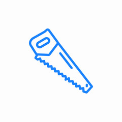 coping saw icon sign vector