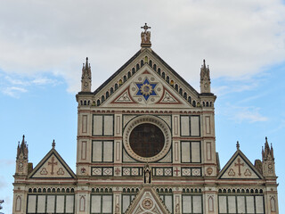 Fototapeta premium Basilica of the Holy Cross, Florence, Italy. 