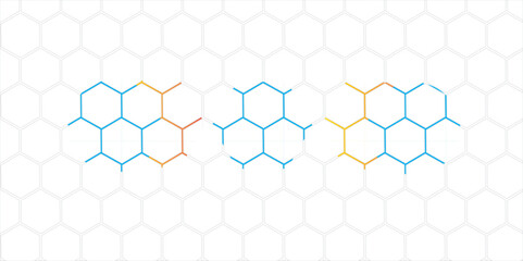 Abstract geometric backdrop featuring a seamless hexagonal pattern with a honeycomb texture