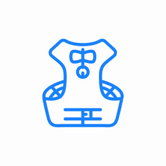 dog clothes icon sign vector