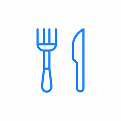 fork knife icon sign vector