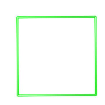 green picture frame