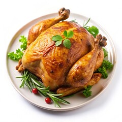 roasted chicken with vegetables