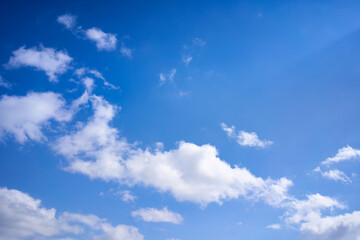 Clean blue sky and cloud for background