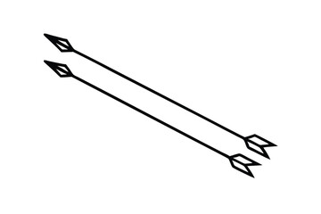 Doodle Arrows Collection Hand Sketch Style