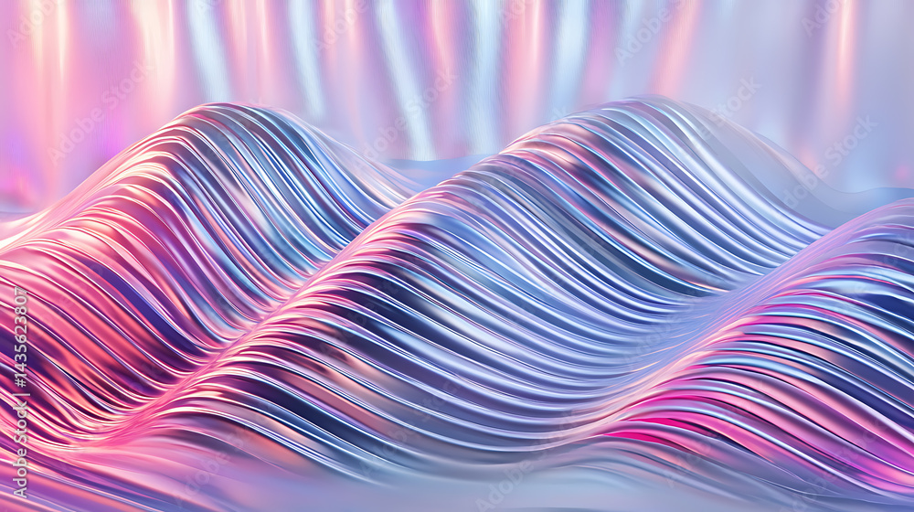Poster vibrant abstract geometric textures digital art colorful background. fluid motion abstract art digit