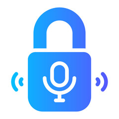 lock gradient icon