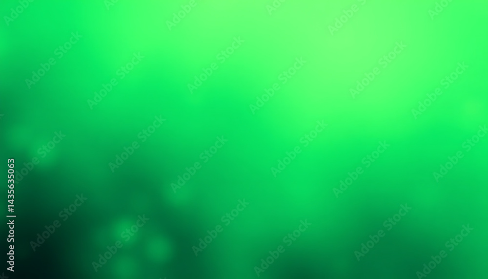 Aufkleber emerald green abstract background with soft blur effect gradient texture for modern design