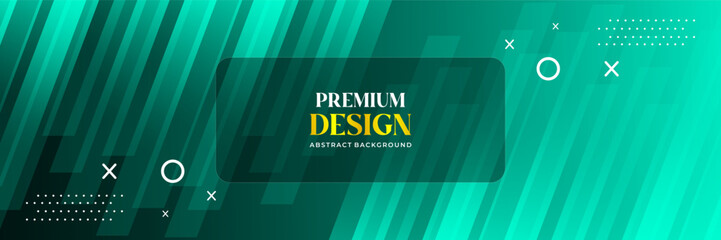 Abstract Bright Blue Green Gradient Background And Minimal White Accents, Perfect For Modern Digital Designs