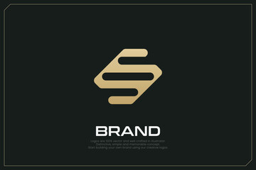 S Letter trademark brand logo