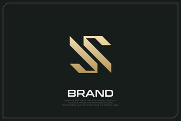 S Letter trademark brand logo