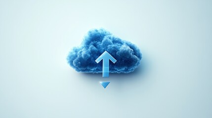 Cloud upload concept