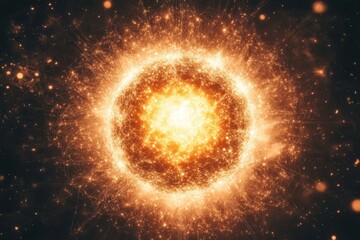 Cosmic sphere explosion