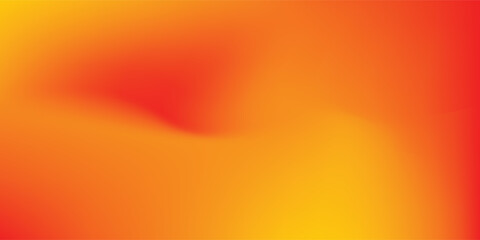 Abstract gradient background of glossy red and yellow colors. beauty curved shape composition illustration art for banner, poster, brochure, digital, web, page, surface, decoration, advertising