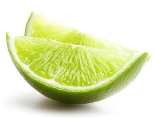 Fresh lime slices, close-up