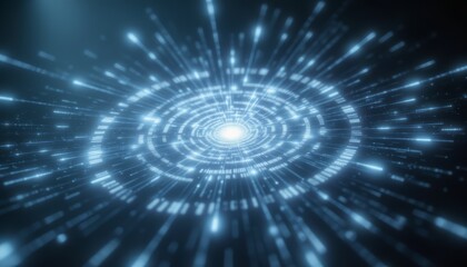 Abstract blue light rays background, a futuristic and dynamic design element for modern projects