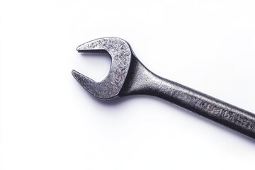 Close-up of an old wrench