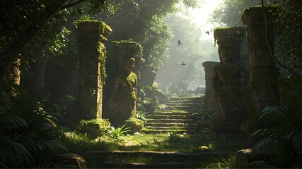 Cave in the forest