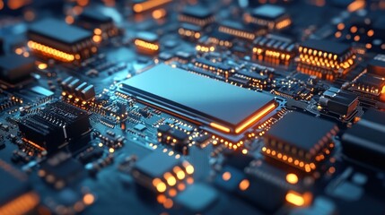 Obraz premium Complex Circuit Board (1)