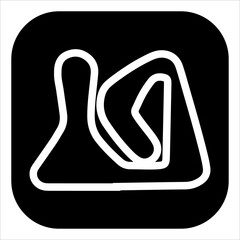 super bike glyph icon vector illustration isolated on white background