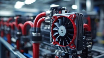 Cooling system for computer servers