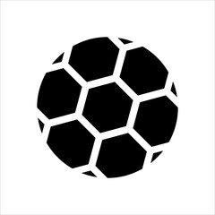 Obraz premium football glyph icon vector illustration isolated on white background