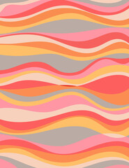 Hand drawn color lines art background design.