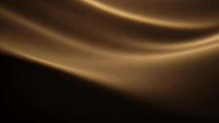 Minimalist abstract background with smooth transition from deep black to warm golden tones