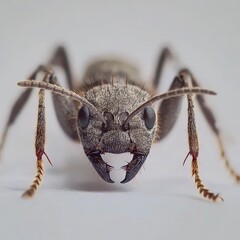 Photo of Close up Ant Isolated on white background