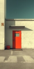 Facade of a Parts Department at a Car Dealership Showroom with a Mechanic's Garage for Sale