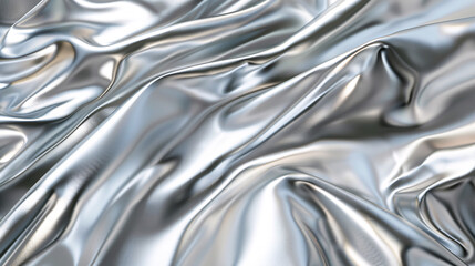 Luxury shiny silver texture background with elegant smooth curves and geometric shapes for premium festive design.

