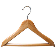 Wooden Clothes Hanger: High-Quality Image