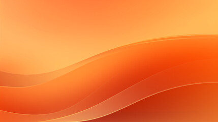 Orange solid-colored background with light orange flowing wavy curves, ideal for greeting, presentation, and decoration.

