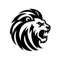 Fototapeta premium Asiatic Lion Logo Symbol Icon 