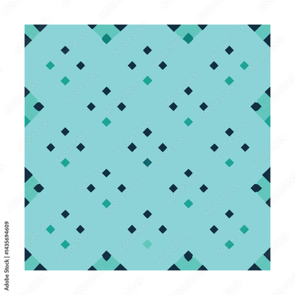 Poster geometric dot and line pattern with evenly spaced elements