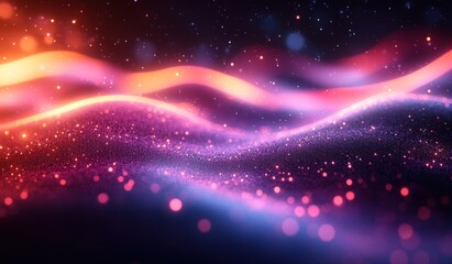 Fototapeta premium Abstract digital art design featuring swirling, vibrant colors.