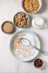 Healthy Breakfast Cereals with sprouted wheat
