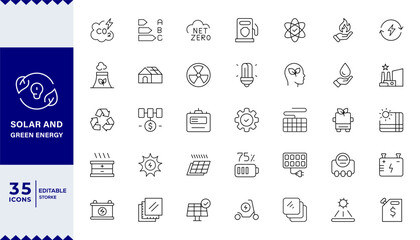  Pixel Perfect ,Solar and Green Energy Icon Set. olar panels, sun, generator, energy, Eco-Friendly Illustrations for Renewable Power, Solar Panels, and Sustainability Solutions