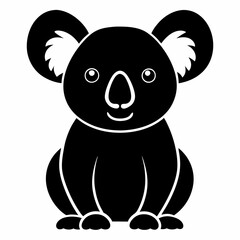 Simple Koala Silhouette Design