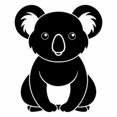 Simple Koala Silhouette Design