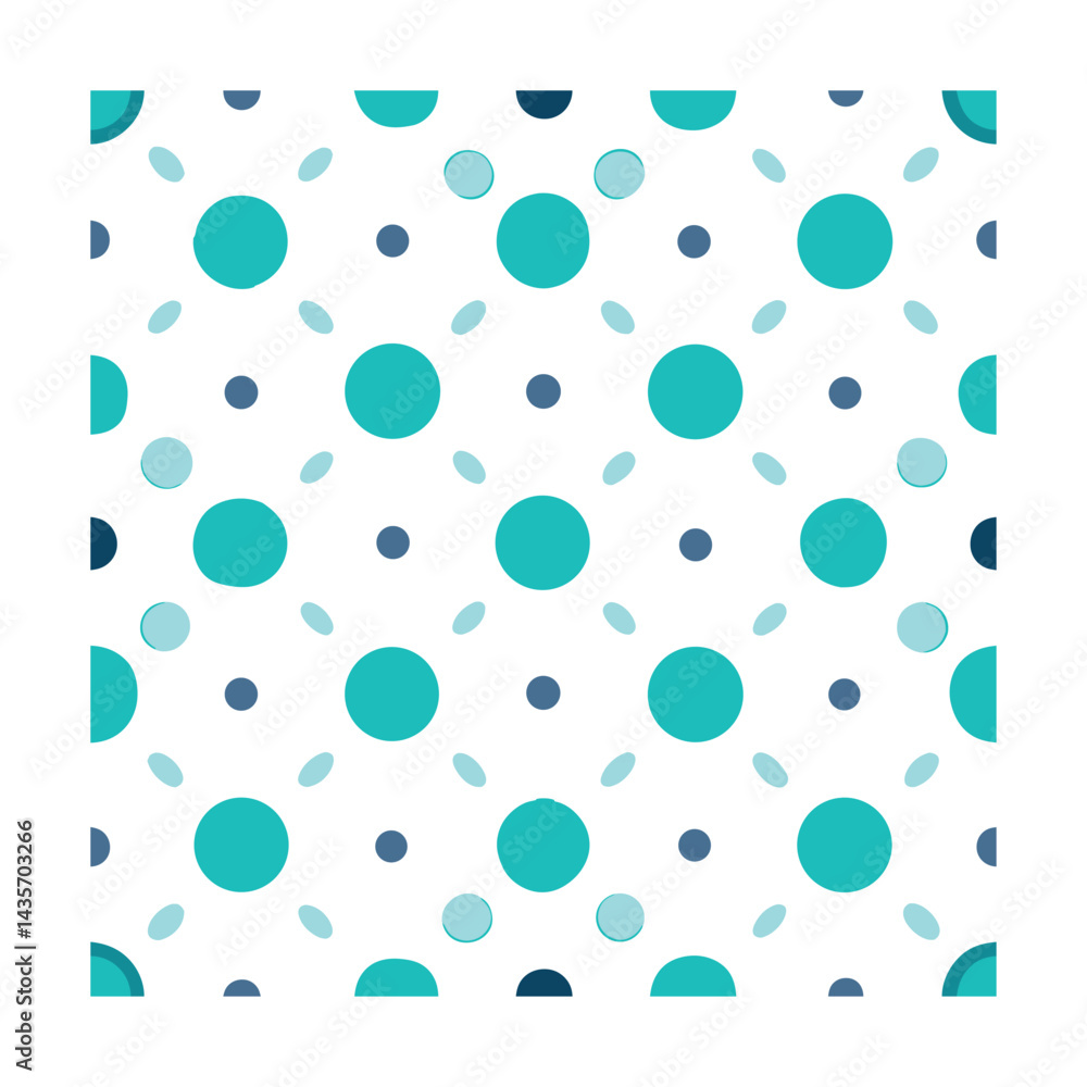Poster geometric dot and line pattern with evenly spaced elements
