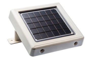 Solar panel for eco-friendly energy solutions on a transparent background