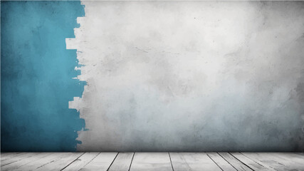 Abstract Old wall texture cement sky blue and white background  dark color.