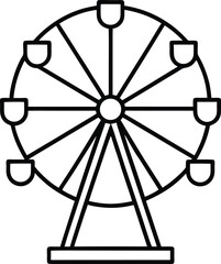 vector illustration of a wheel