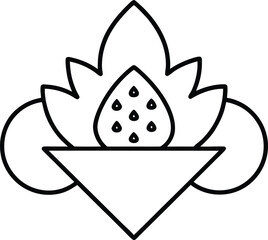 vector illustration of lotus